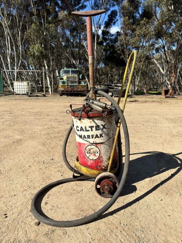 Vintage Caltex Marfak Grease Gun