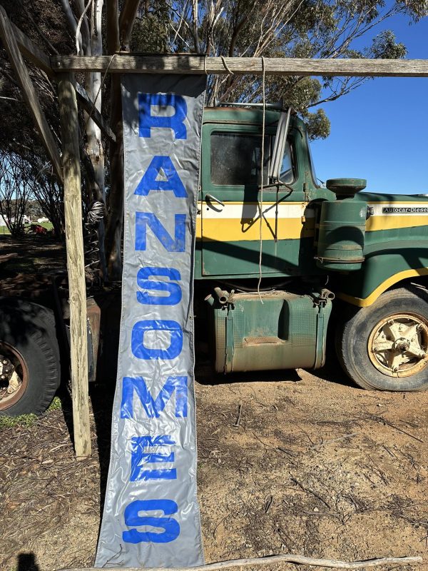 Ransomes Crawler Tractor Sign - *SOLD*