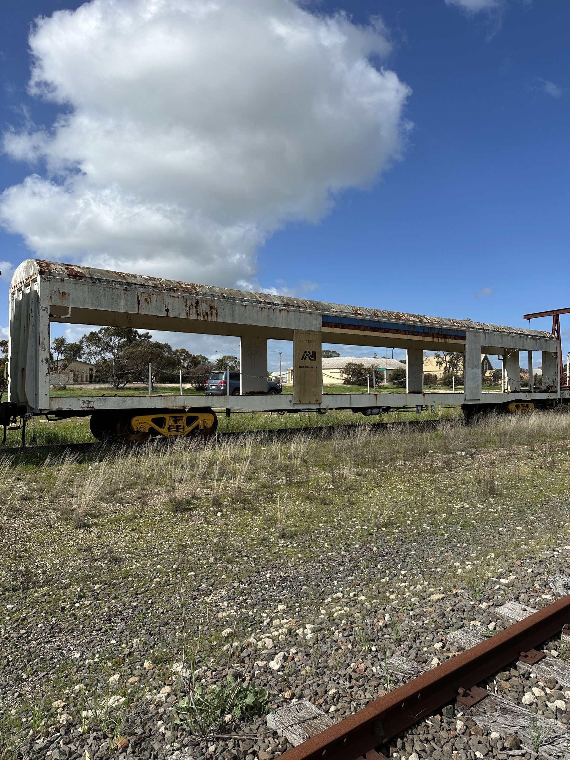 Platform Rail Car with roof. - Image 2