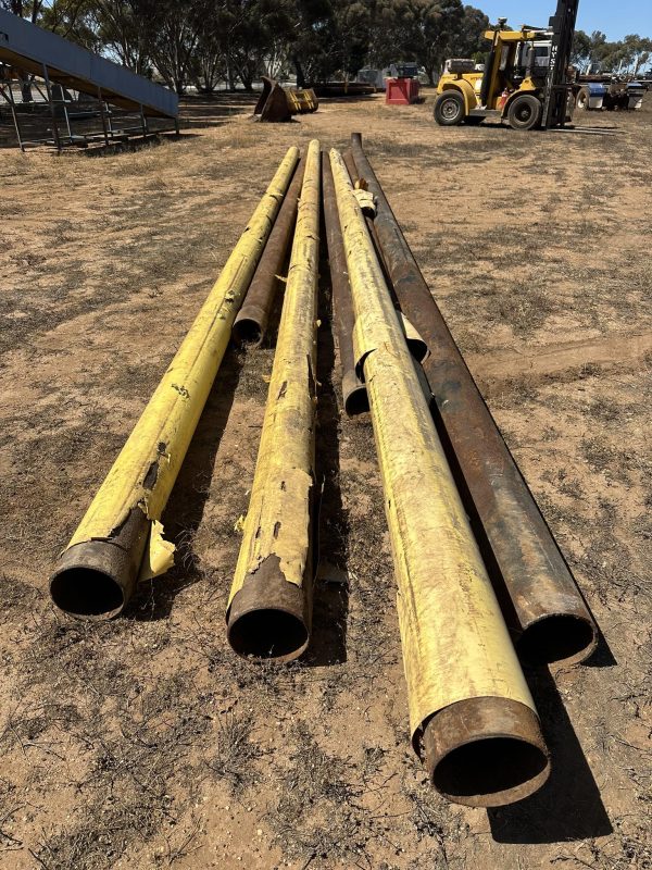 7 lengths of High Tensile Steel Pipe