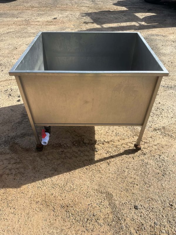 Large Stainless Steel Holding Tank / Sink.