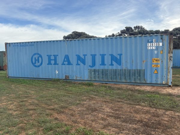 40ft high cube shipping container