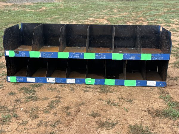 SOLD Spare parts shelving