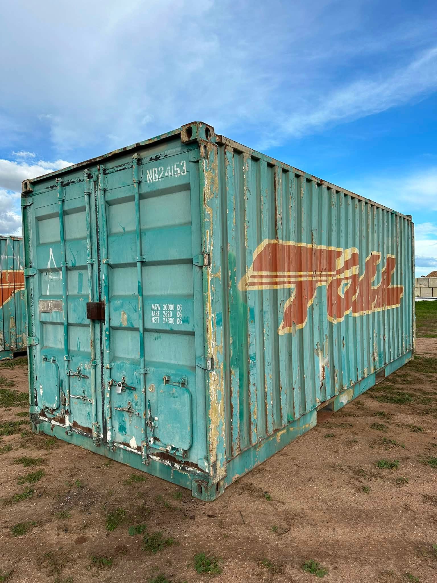 *SOLD* - 20ft Steel Shipping Container in Good Condition - Image 4